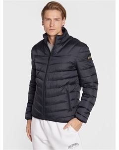 Пуховик стандартного кроя, черный Napapijri