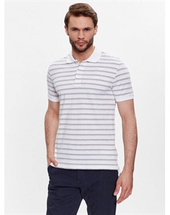 Рубашка поло стандартного кроя, белый Geox