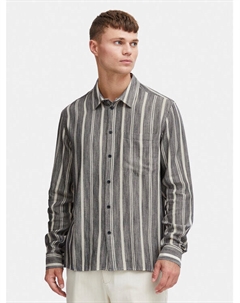 Рубашка стандартного кроя, синий Solid