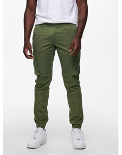 Зауженные брюки, зеленый Only & sons