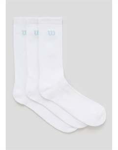 Набор из 3 спортивных носков, белый Wilson
