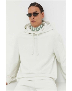 Хлопковая толстовка, зеленый Hugo