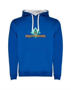 Худи Enjoy Hiking Two Colour, синий Kruskis