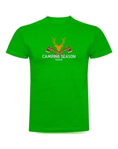 Футболка с коротким рукавом Camping Season, зеленый Kruskis