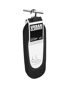 Носки Pack Of 5 Invisible, черный Urban classics