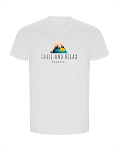 Футболка с коротким рукавом Chill And Relax Eco, белый Kruskis