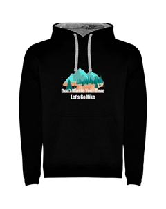 Худи Dont Waste Your Time Two Colour, черный Kruskis