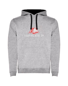 Худи Camping Mode On Two Colour, серый Kruskis