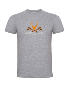 Футболка с коротким рукавом Camping Season, серый Kruskis