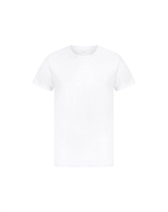 Повседневная классическая футболка кольцевого прядения, белый Casual classics