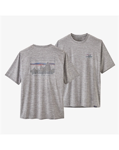 Мужская рубашка Capilene Cool с рисунком на каждый день, цвет 73 Skyline: Feather Grey Patagonia