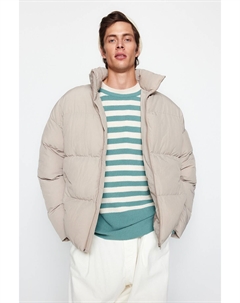 Зимняя куртка - Бежевый - Пуховик, бежевый Trendyol