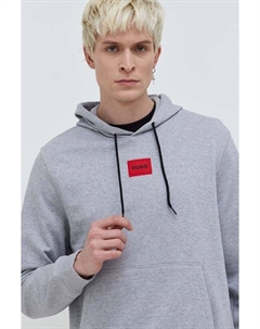 Толстовка из хлопка, серый Hugo