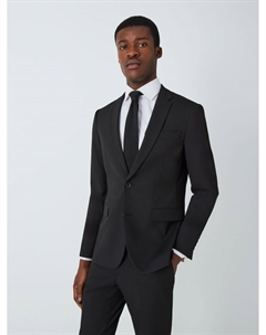 Пиджак приталенного кроя для начинающих, черный John lewis