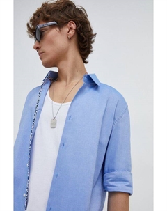 Рубашка из хлопка, синий Hugo