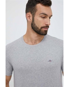 Футболка из хлопка, серый Gant