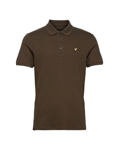 Поло Plain SP400VOG, зеленый Lyle & scott