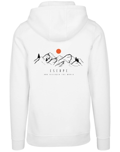 Пуловер Hoodie MOUNTAIN x, белый F4nt4stic