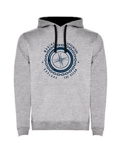 Худи Compass Two-Colour, серый Kruskis