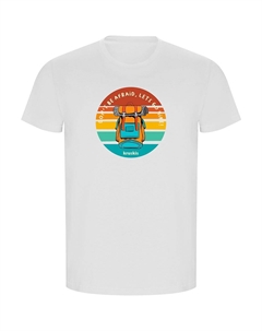 Футболка Dont Be Afraid ECO, белый Kruskis