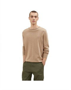 Свитер Simple Knitted, коричневый Tom tailor