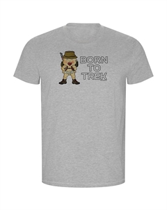 Футболка Born To Trek ECO, серый Kruskis