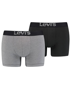 Боксеры Levi´s Optical Illusion Organic Cotton Slip 2 шт, серый Levi's®