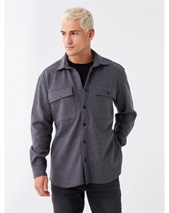 Удобная мужская рубашка с длинным рукавом Xside