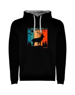 Худи Nature Lover Two-Colour, черный Kruskis