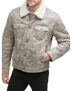 Классический бомбер на подкладке из искусственной овчины, серый Levi's®