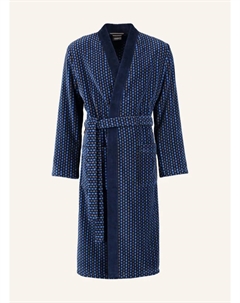 Банный халат, синий Cawo