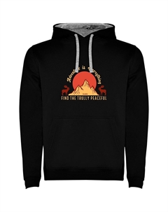 Худи Find the Trully Bicolor, черный Kruskis