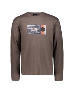 Футболка с длинным рукавом 38U3177, коричневый Cmp