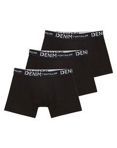 Боксеры 1038850 3 шт, черный Tom tailor