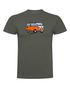 Футболка Hippie Van Climbing, зеленый Kruskis