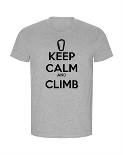 Футболка Keep Calm And Climb ECO, серый Kruskis