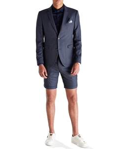 Классическая рубашка, темно-синий пиджак Jack & jones