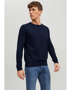 Свитер JJEEMIL CREW NECK NOOS, темно-синий пиджак Jack & jones