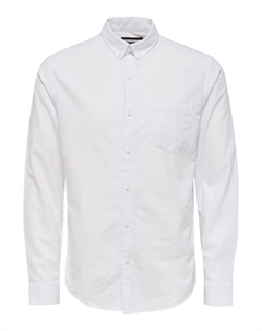 Рубашка РУБАШКА ОКСФОРД ОНСАЛЬВАРО, белый Only & sons