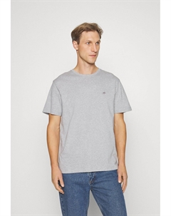 Базовая футболка REG SHIELD, серый Gant