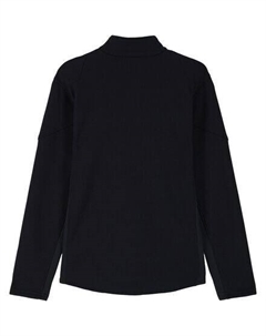 Свитер Bandit с молнией до половины мужской, черный Spyder