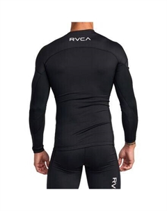 Компрессионная рубашка с длинными рукавами мужская, черный Rvca