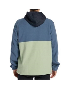 Пуловер Boundary с капюшоном и полумолнией мужской, цвет North Sea Billabong