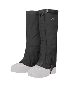 Широкие гетры из крокодиловой кожи мужские, черный Outdoor research