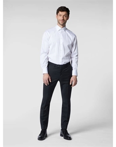 Деловая рубашка классического кроя из твила, белый Christian berg