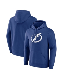 Мужской синий пуловер с капюшоном с логотипом Tampa Bay Lightning Prima Fanatics