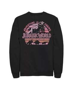 Мужской свитер Jurassic World Retro Adventure Calls T-Rex, черный Licensed character