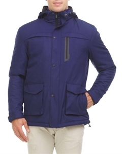 Куртка с капюшоном и подогревом, синий Helios