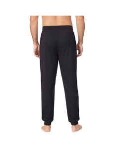 Брюки-джоггеры Big & Tall с мощью в дальнем звене и полосками внизу, черный Cuddl duds