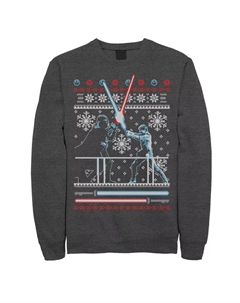 Мужской флисовый свитер «Звездные войны» Vader Luke Clash Ugly Christmas Sweater Licensed character